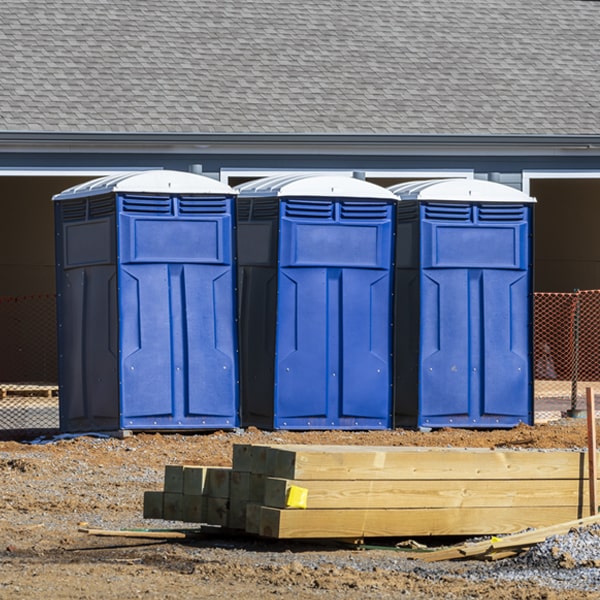 what is the maximum capacity for a single portable restroom in Desert Hills AZ